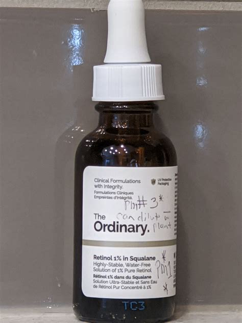 the ordinary retinol.